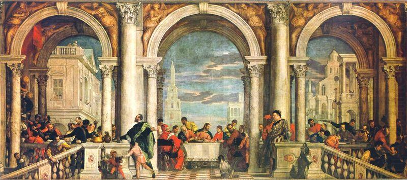 Paolo  Veronese Gastmahl im Hause Levis china oil painting image